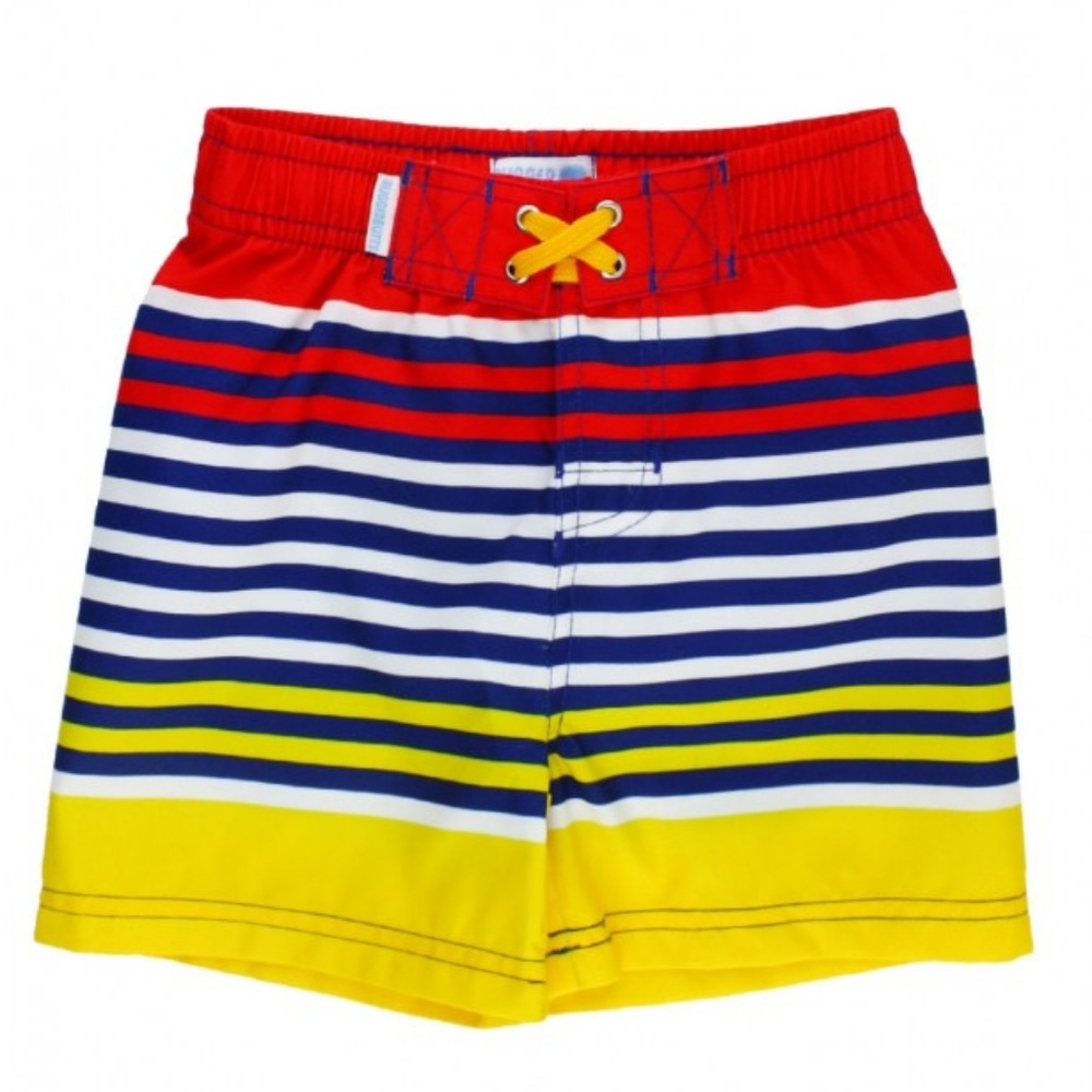 NWT Ruggedbutts Striped Swim Suit 2T